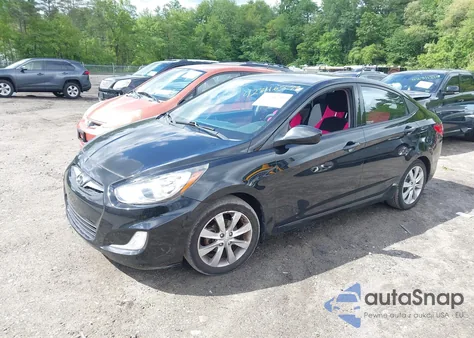 2012 Hyundai Accent Gls из США, поврежденный, VIN KMHCU4AE8CU236097